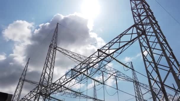 Europa Włochy Mediolan Maj 2021 Centralna Produkcja Dystrybucja Energii Elektrycznej — Wideo stockowe