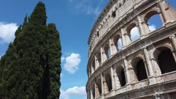 Avrupa Talya Roma Haziran 2021 Colosseo Unesco Heritage Adlı Dünya — Stok video