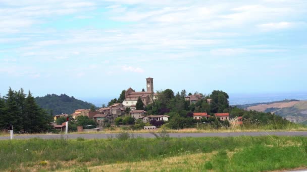 Europa Italien Fortunago Juli 2021 Fortunago Lombardiet Oltrepo Pavese Bästa — Stockvideo