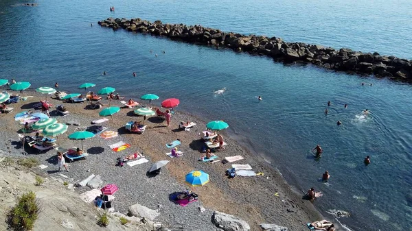 Europe Italy Liguria Levanto Sea Village Included Cinque Terre National — Stock Photo, Image