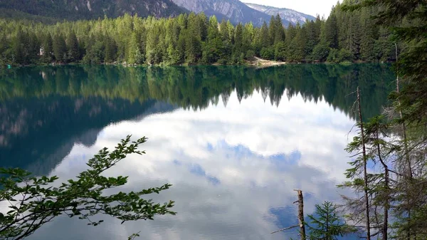 Europa Itália Trentino Dolomitas Itália Alpes Montanhas Tovel Lago Lago — Fotografia de Stock