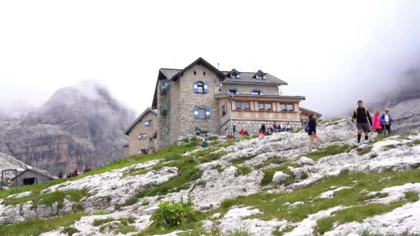 Europa Italien Trentino Dolomiten Del Brenta Madonna Campiglio August 2021 — Stockvideo