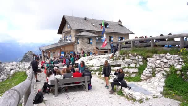 Ευρώπη Ιταλία Trentino Dolomites Del Brenta Madonna Campiglio Αύγουστος 2021 — Αρχείο Βίντεο