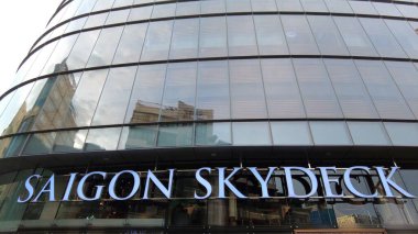 Asya, Vietnam, Ho Chi Minh - 01, 31, 2026: Saigon Skyline Bitexco Finans Merkezi 'nin 48. katında yer almaktadır.