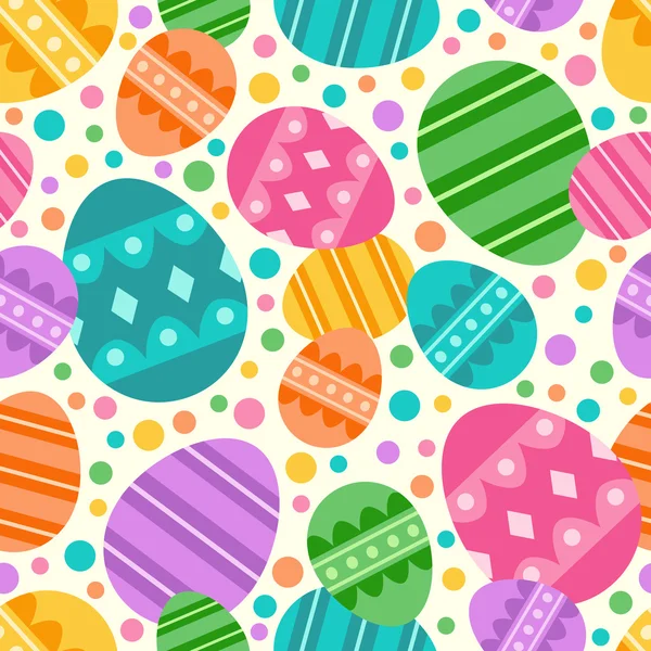 Coloridos huevos de Pascua Vector de stock