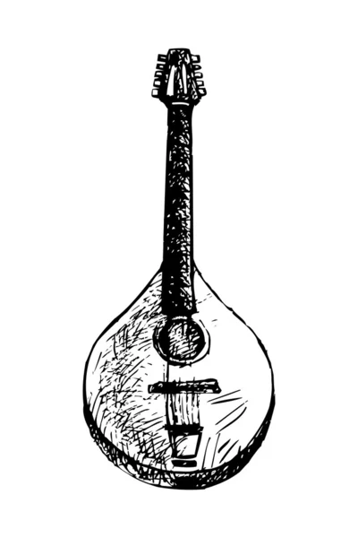 Mandolin — Stockový vektor