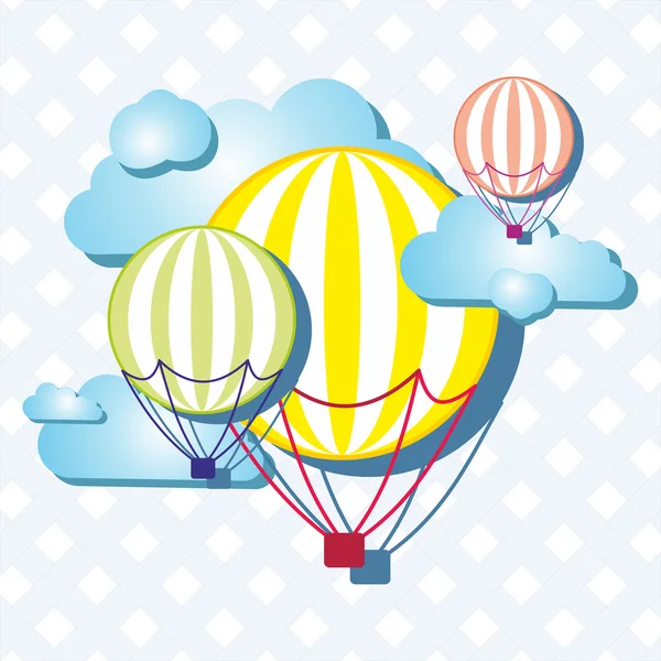 Gökyüzünde balonlar