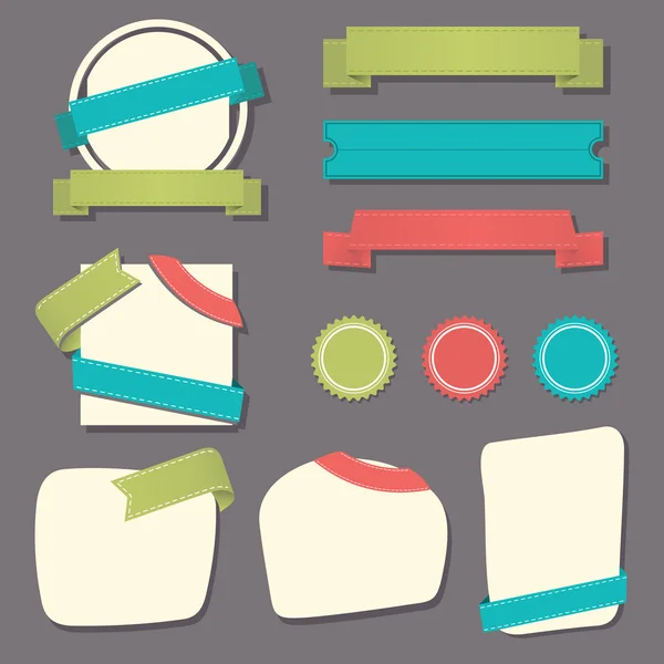 Düz retro Amblemler