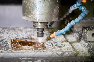Sondaj makinesi plastik ayrıntılı yapım bir modern bitki Cnc
