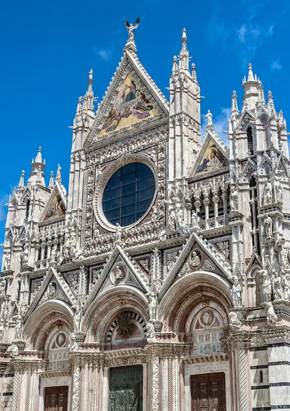 La città italiana di Siena è l'eterna rivale di Firenze — Foto Stock