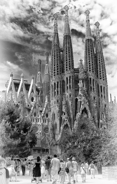 Spanje, Barselona, Sagrada Familia. — Stockfoto