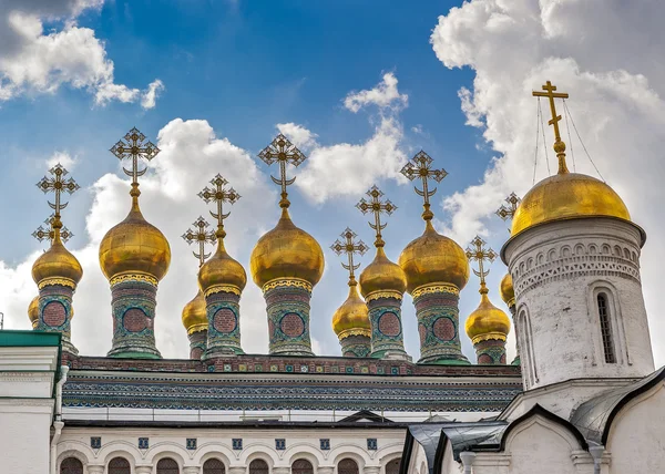 Ryssland, Moskva, Kreml, Terem kyrkor eller övre Frälsarens katedral. — Stockfoto