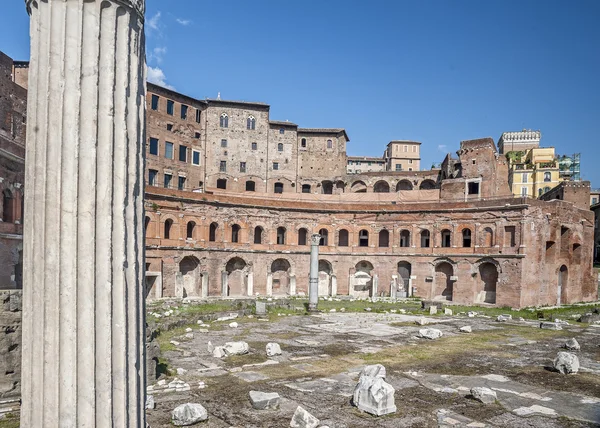 Mercato di Traiano a Roma . — Foto Stock