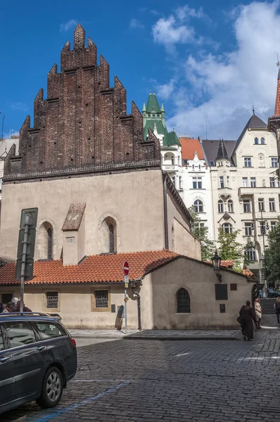 Tsjechië, Praag. Oude-nieuwe synagoge — Stockfoto