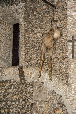 Evora, Portekiz. Şapel kemik