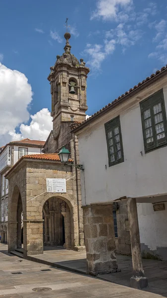 Santiago de Compostela , Spain. The twelfth century a small chur — Stock Photo, Image