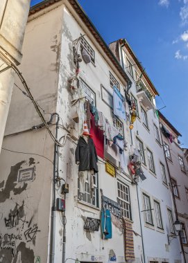 Coimbra. Yurt öğrencileri üniversite kapalı