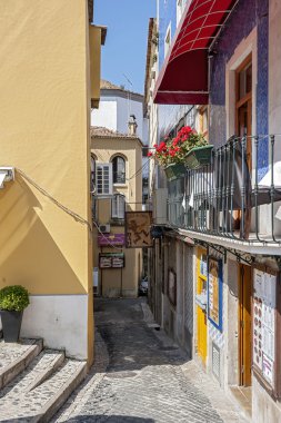 Sintra, Portekiz. Eski şehir mimarisi .