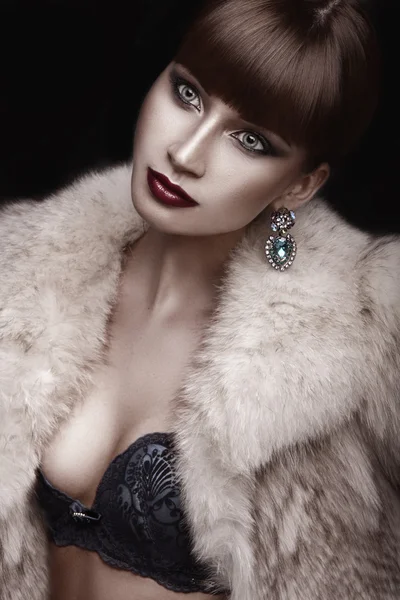 Stüdyo yakın çekim portre çekici vampir