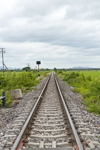 Viejas vías del tren — Foto de Stock