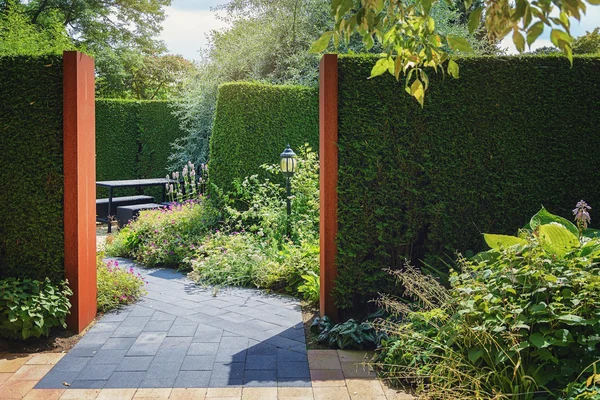 Hermosa idea jardín . — Foto de Stock