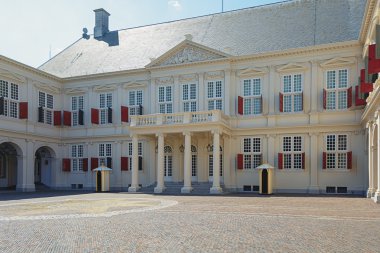 The building of the Royal Palace Noordeinde, The Hague, Netherla clipart