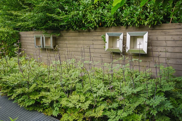 Decorazione della parete in giardino — Foto Stock