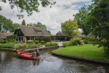 Hollandalı Venedik bilinen Giethoorn