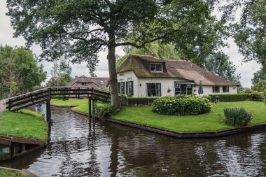 Hollandalı Venedik bilinen Giethoorn