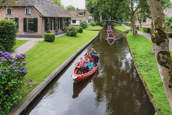 Giethoorn conhecido como Veneza Holandesa — Fotografia de Stock