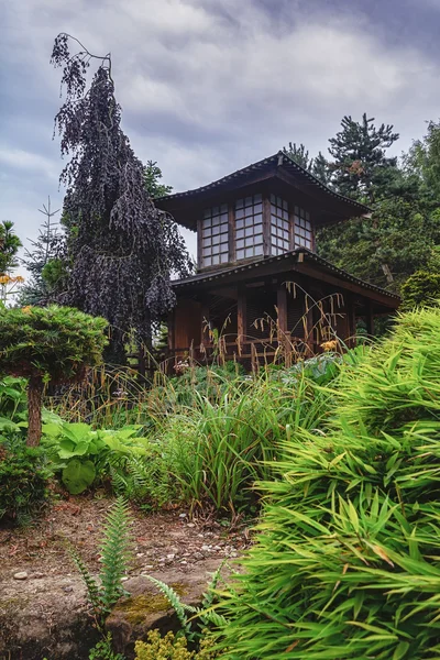 Parc Mondo-Верде, малюнок японський сад. — стокове фото