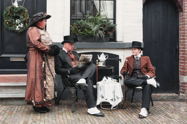 2018 Deventer Netherlands December 2018 Characters Famous Books Dickens Dickens — 스톡 사진