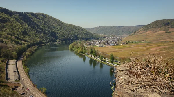 De unieke schoonheid van de Moezel Valley, Duitsland. — Stockfoto