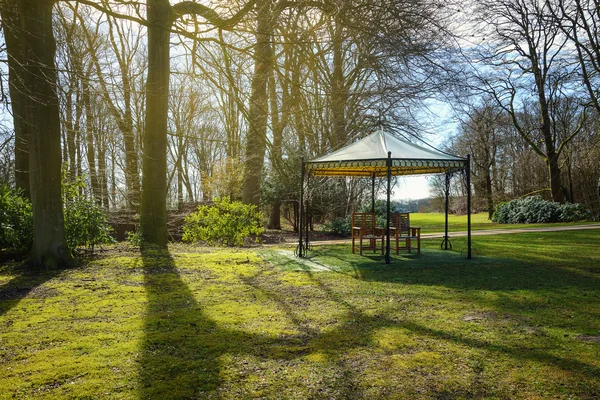 Gazebo en el bosque — Foto de Stock