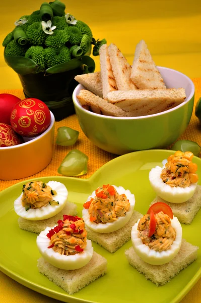 Baharatlı ve acılı yumurta