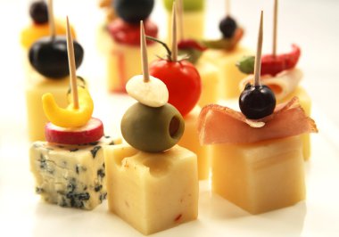 Cheese canapes