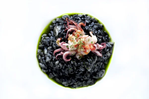 Black Risotto — Stock Photo, Image