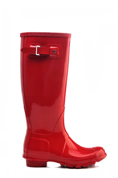 Kırmızı lastik çizme