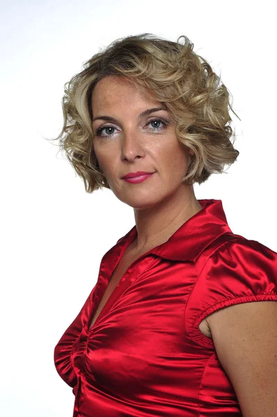 Güzel orta yaşlı kadın.