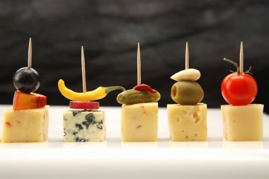 Cheese canapes