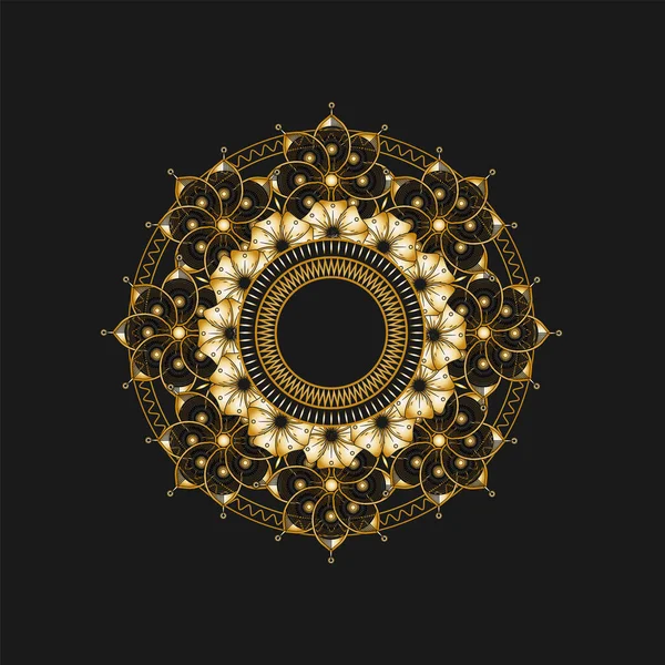 Fundo Design Mandala Ornamental Luxo Padrão Islâmico Luxo — Vetor de Stock