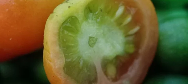 Μακρόκοβες Ντομάτες Υφής Φόντο Τροφίμων Closeup — Φωτογραφία Αρχείου