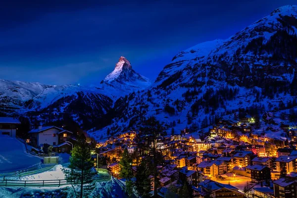 Cervino a Zermatt Immagini Stock Royalty Free