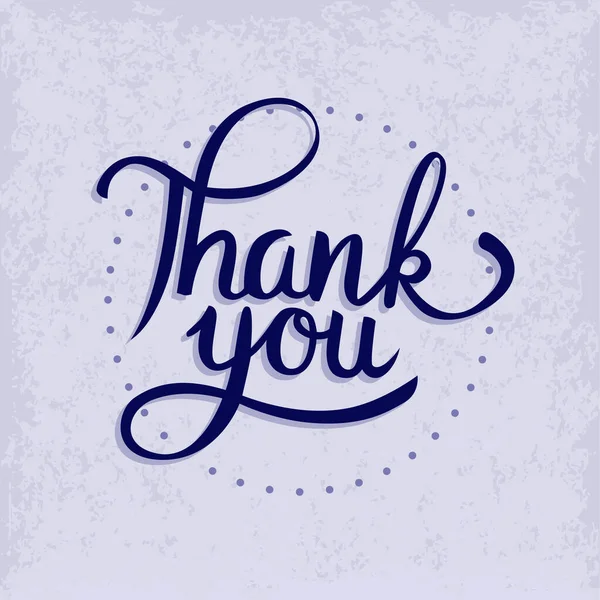 Děkuji Ručně Psaný Nápis Ručně Kresleným Nápisem Díky Kaligrafii Poděkování — Stockový vektor