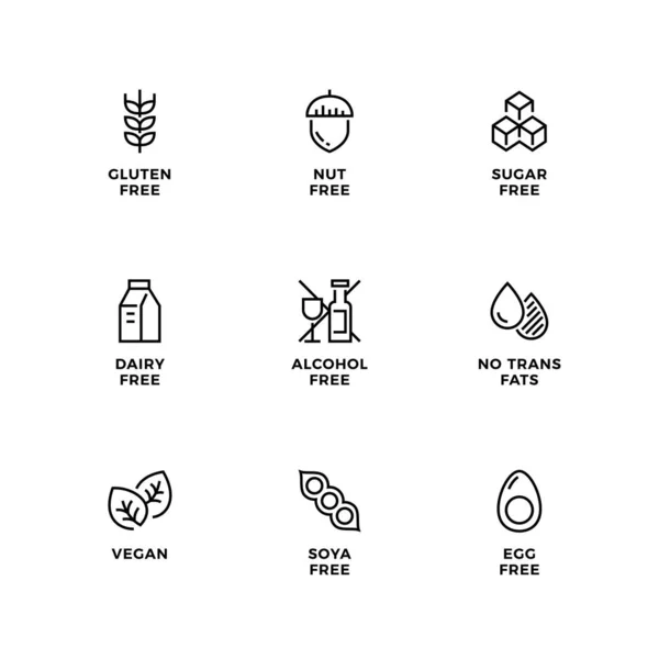 Wektorowy Zestaw Elementów Konstrukcyjnych Szablon Projektu Logo Ikony Odznaki Pakowania — Wektor stockowy