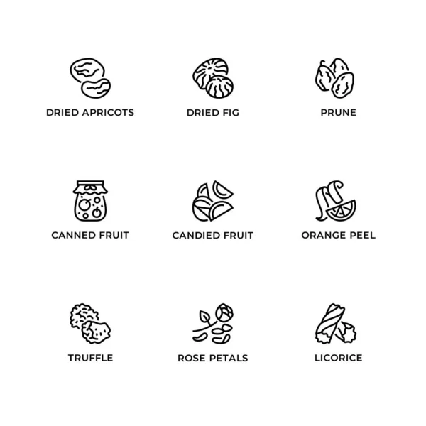 Векторний Набір Елементів Дизайну Шаблон Дизайну Логотипу Іконки Значки Кухні Ліцензійні Стокові Вектори