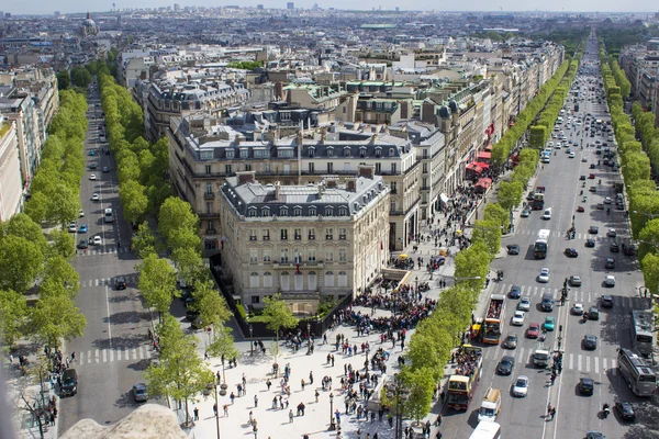 Champs Elysees Royaltyfria Stockfoton