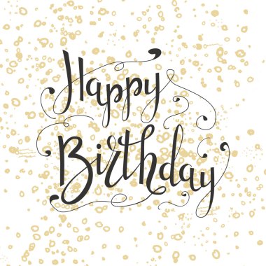 Özgün çizilmiş mutlu yıllar ifade. El yazı kaligrafik kompozisyon. Vektör tebrik kartı