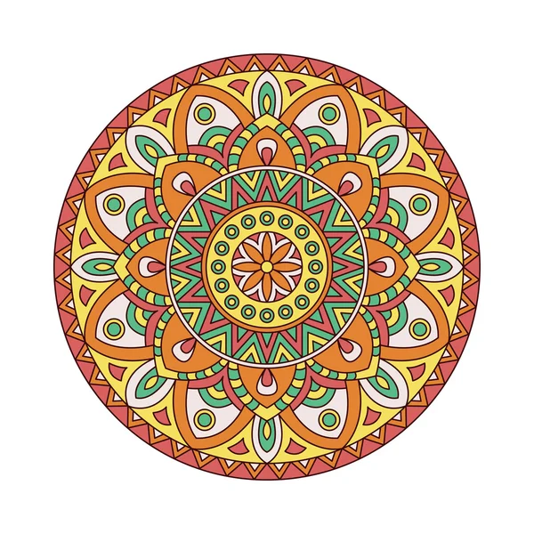 Elementos de design abstratos. Mandalas redondas em vetor. Modelo gráfico para o seu design. Ornamento retro decorativo . — Vetor de Stock