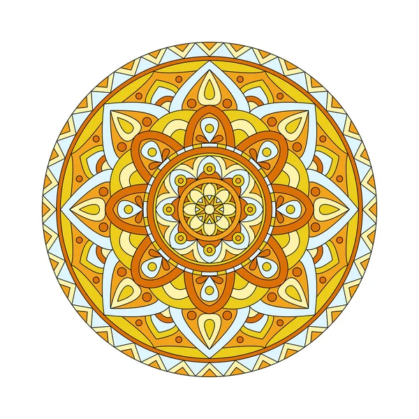Elementos de design abstratos. Mandalas redondas em vetor. Modelo gráfico para o seu design. Ornamento retro decorativo . — Vetor de Stock